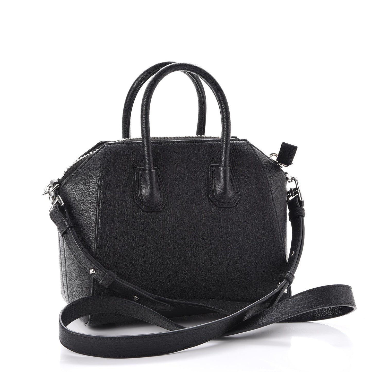 Sugar Goatskin Mini Antigona Black