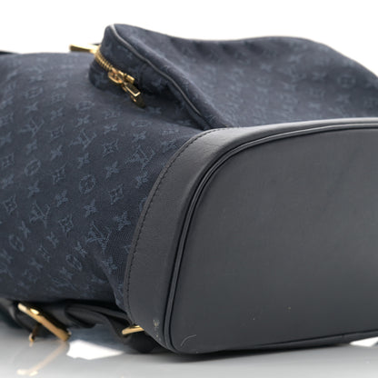 Louis Vuitton Mini Monogram Montsouris GM Backpack Blue 8 of 10