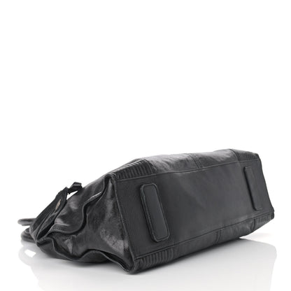 Alexander McQueen Lambskin De Manta Tote Black 3 of 14