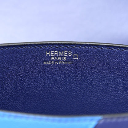 Hermes Shiny Alligator Swift Perforated Lizard Endless Road Constance 24 Bleu Zellige Bleu Encre Blue Nuit Vert Anglais 6 of 11