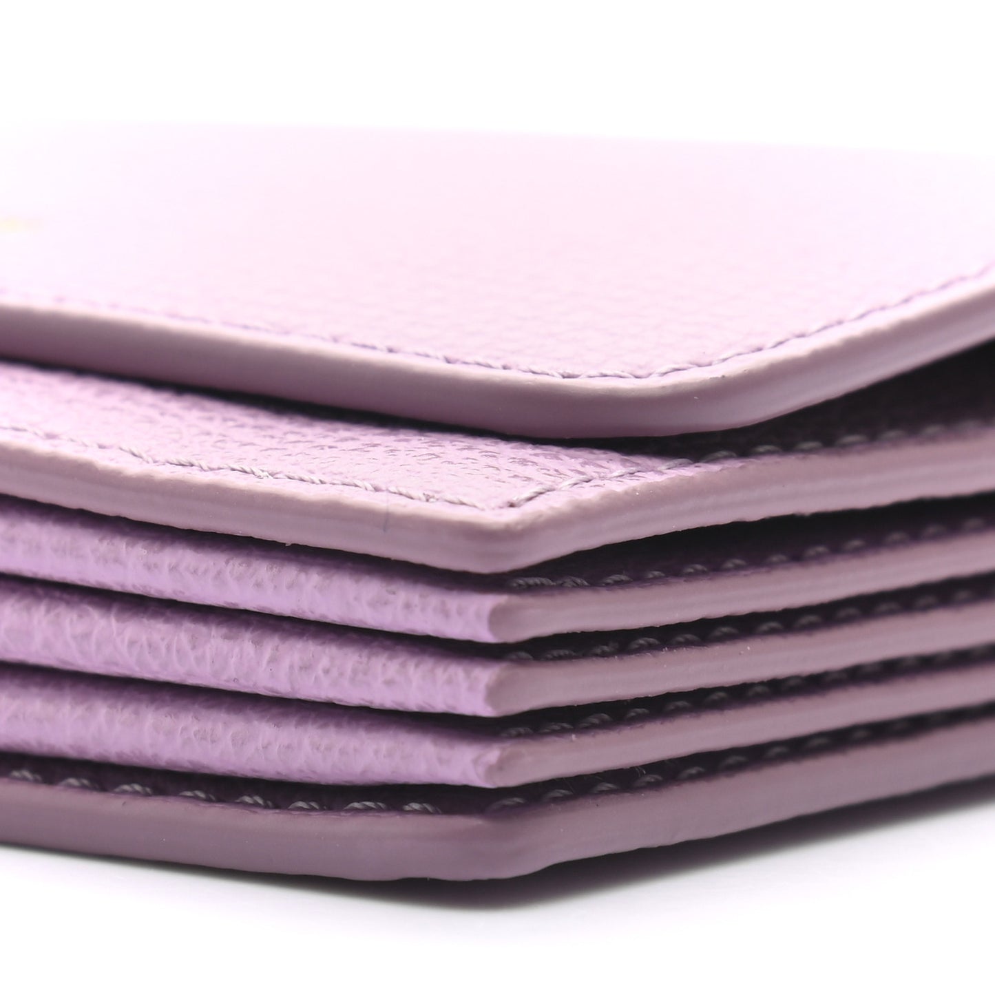 Cross Grain Continental Card Holder Lilac
