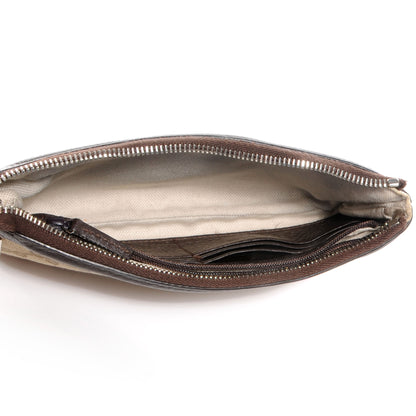 Gucci Monogram Horsebit Wristlet Brown 6 of 8