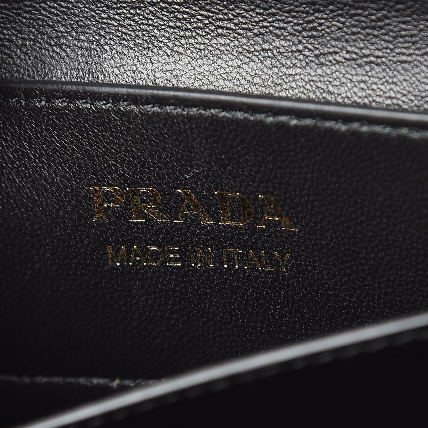 Prada Saffiano Cuir Crocodile Small Double Bag Black Rosso 8 of 12