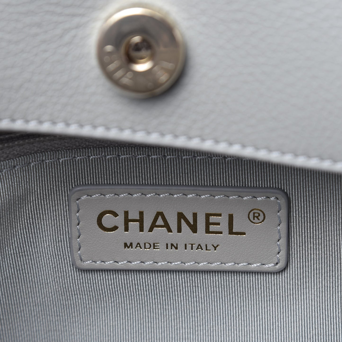 Bullskin Stitched Small Shopping Bag Grey