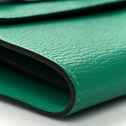 Hermes Chevre Mysore Kelly To Go Wallet Vert Vertigo 7 of 9