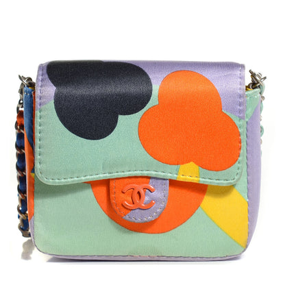 Chanel Satin Convertible Micro Flap Multicolor 1 of 9