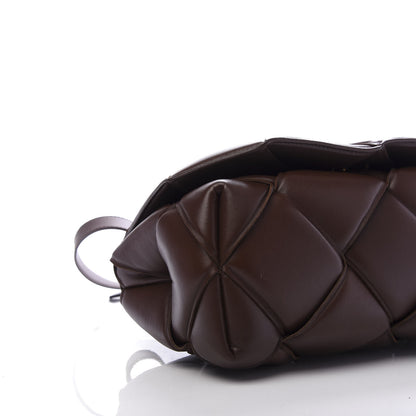 Bottega Veneta Nappa Intreccio Padded Top Handle Shoulder Bag Brownie 7 of 9