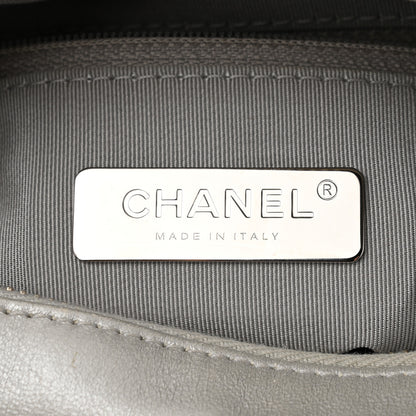 Chanel Metallic Aged Calfskin Quilted Small Gabrielle Hobo Light Silver 6 of 11