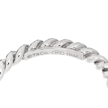 Tiffany Sterling Silver Twist Rope Ring 50 5.5 4 of 4