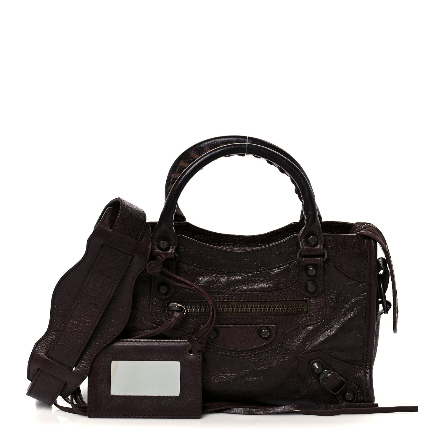 Balenciaga Agneau Classic Hardware Mini City Cigare Fonce 3 of 11