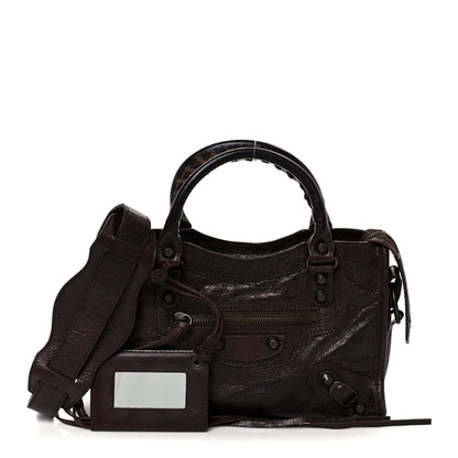 Balenciaga Agneau Classic Hardware Mini City Cigare Fonce 3 of 11