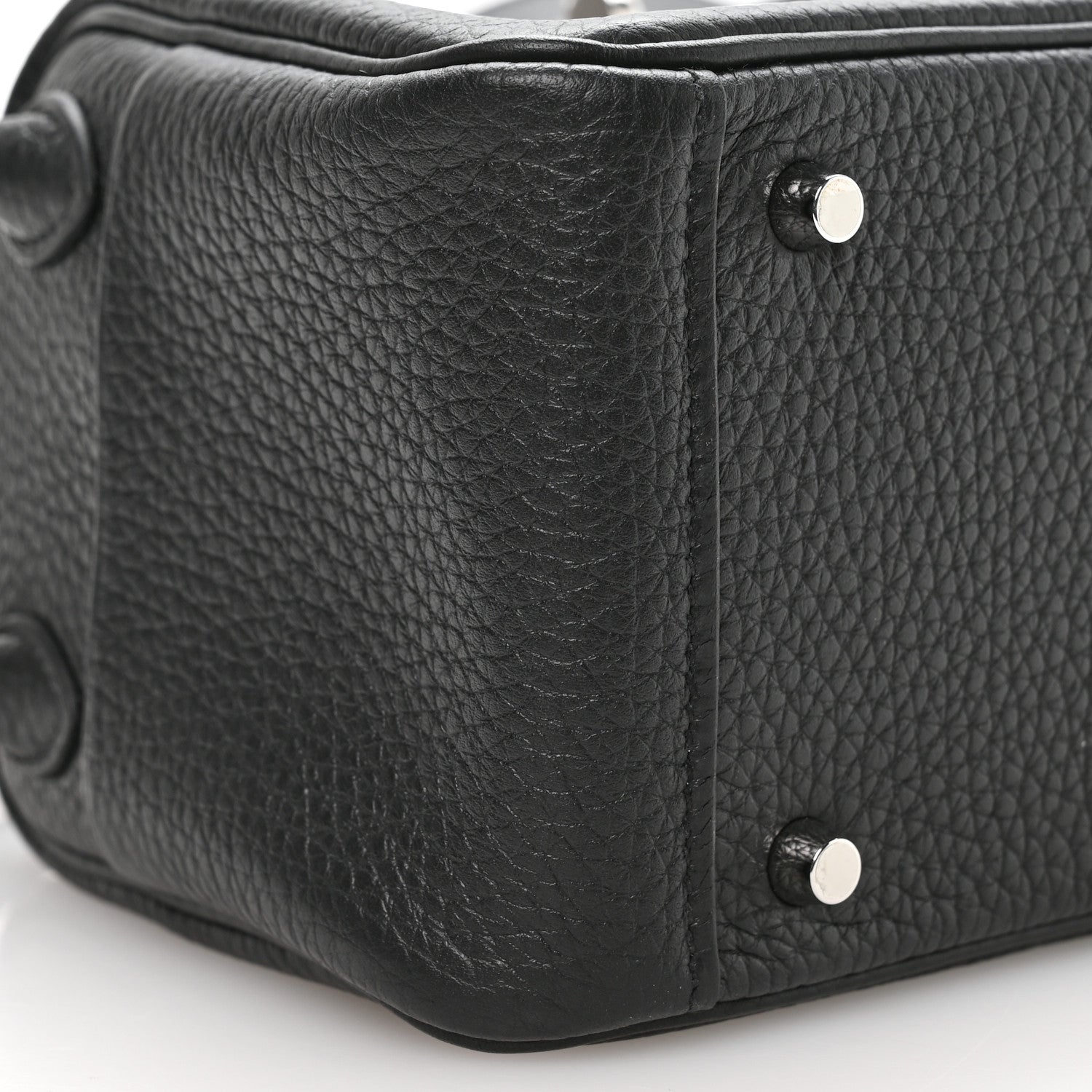 Hermes Taurillon Clemence Mini Lindy 20 Black 9 of 11