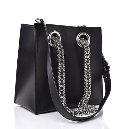 Alexander Wang Smooth Calfskin Genesis Box Chain Bag Black 6 of 9
