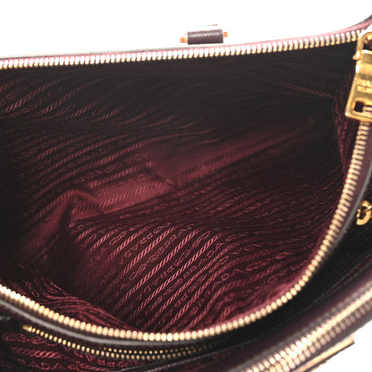 Prada Saffiano Lux Medium Galleria Double Zip Tote Bordeaux 6 of 11