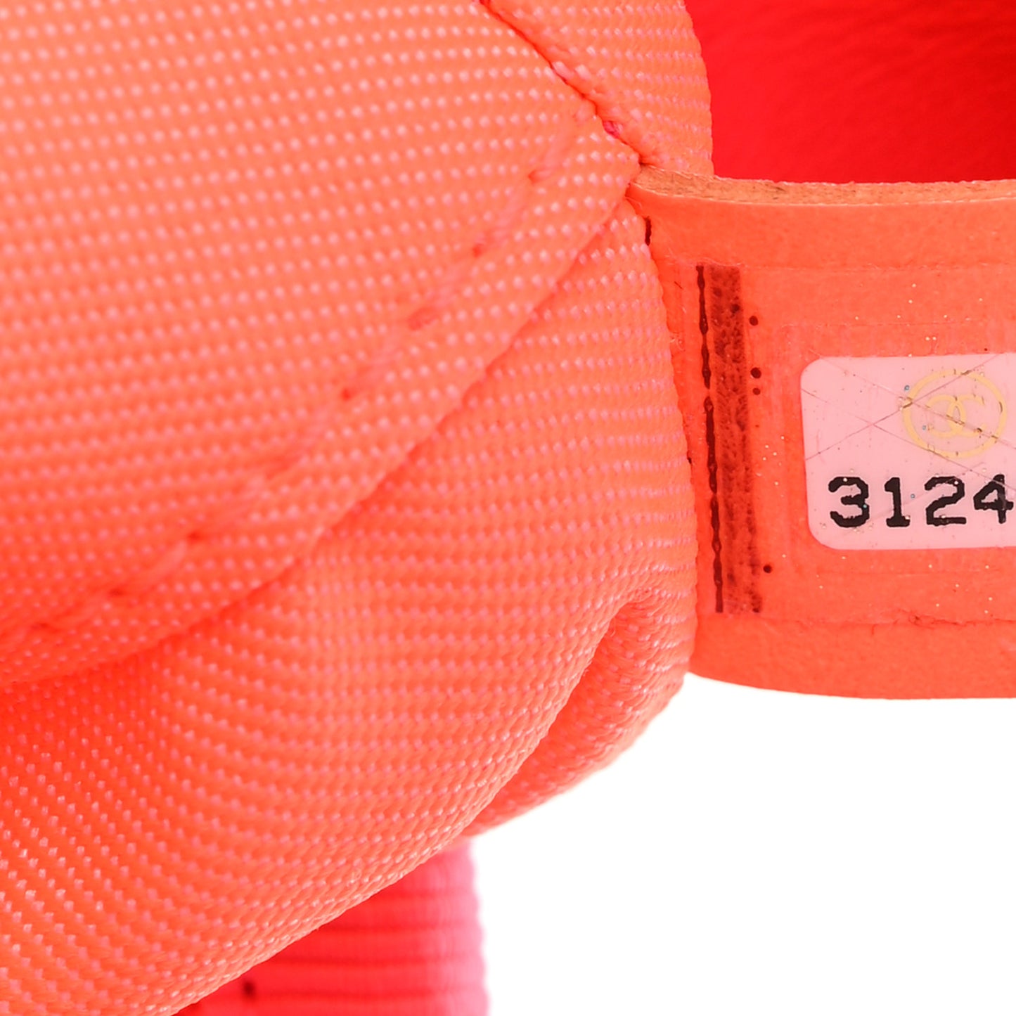 Mixed Fibers Calfskin Medium Deauville Tote Pink Orange