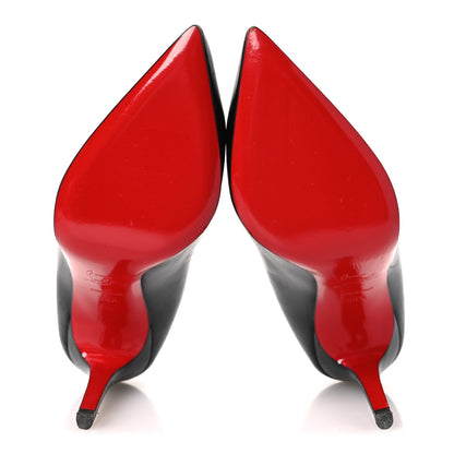 Christian Louboutin Shiny Nappa Pigalle Follies 100 Pumps 38.5 Black 7 of 12