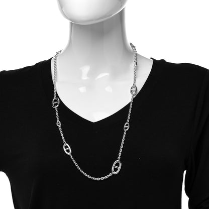 Hermes Sterling Silver Farandole Necklace 80 2 of 6