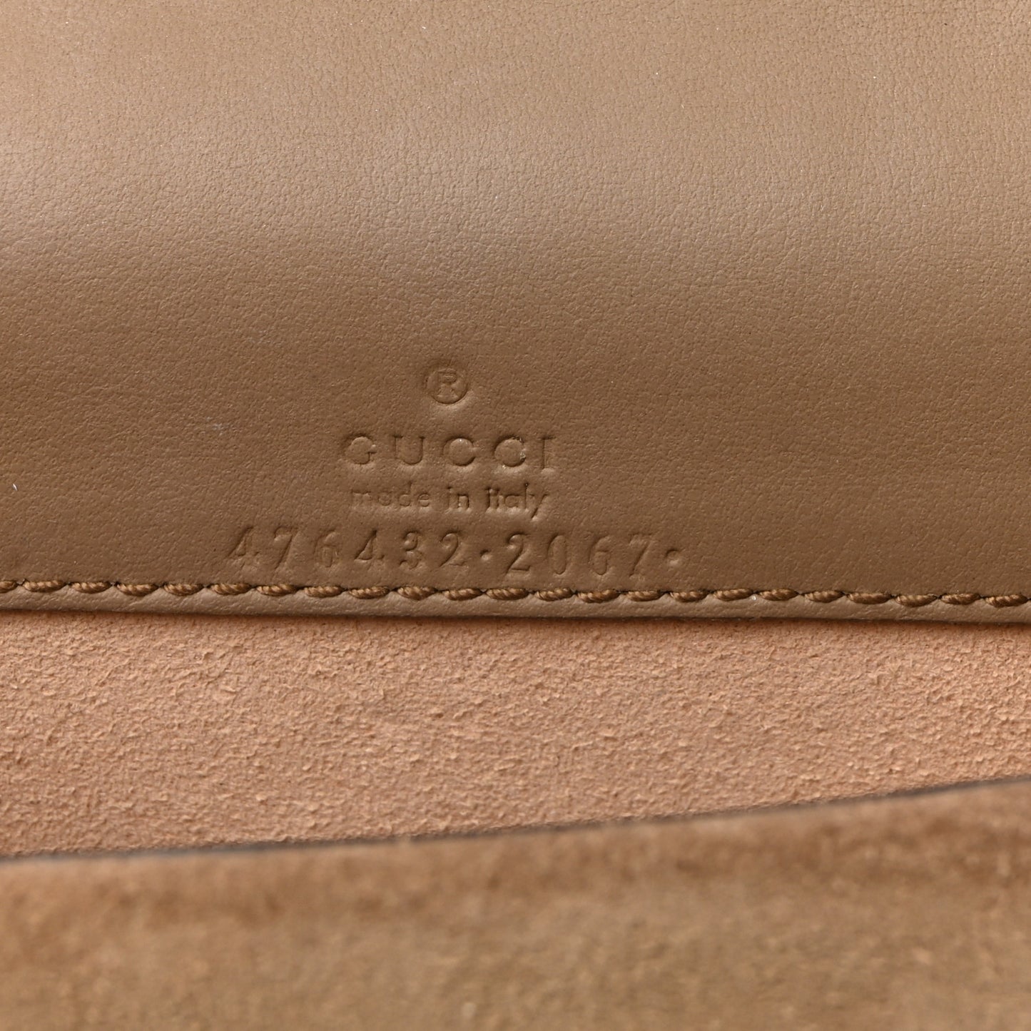 GG Supreme Monogram Super Mini Dionysus Shoulder Bag Taupe