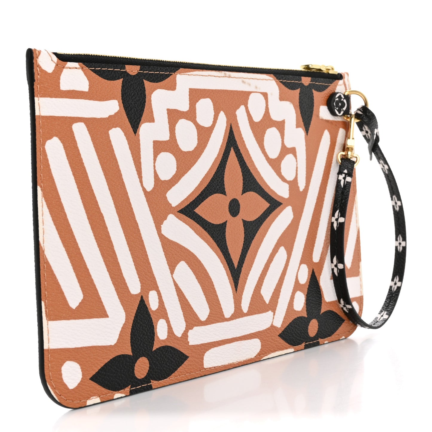 Monogram Giant Crafty Neverfull MM GM Pochette Creme Caramel