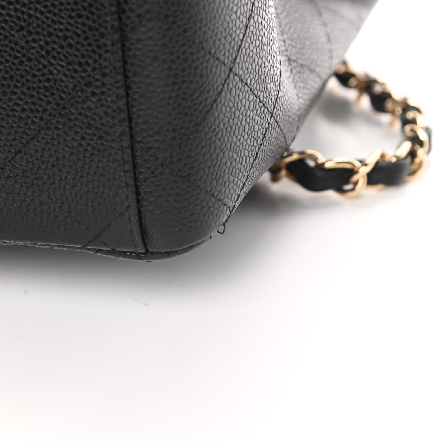 Chanel Caviar Quilted Maxi Double Flap Black 12 of 15