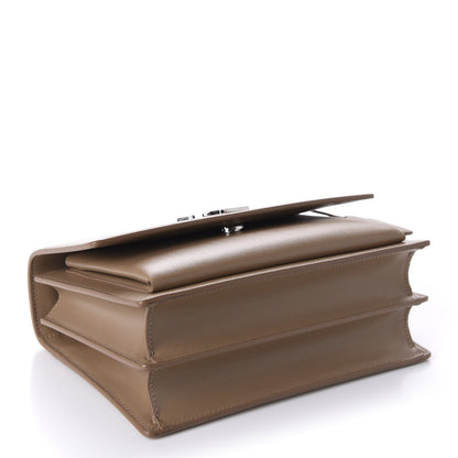 Saint Laurent Calfskin Medium Monogram Sunset Dark Beige 4 of 11
