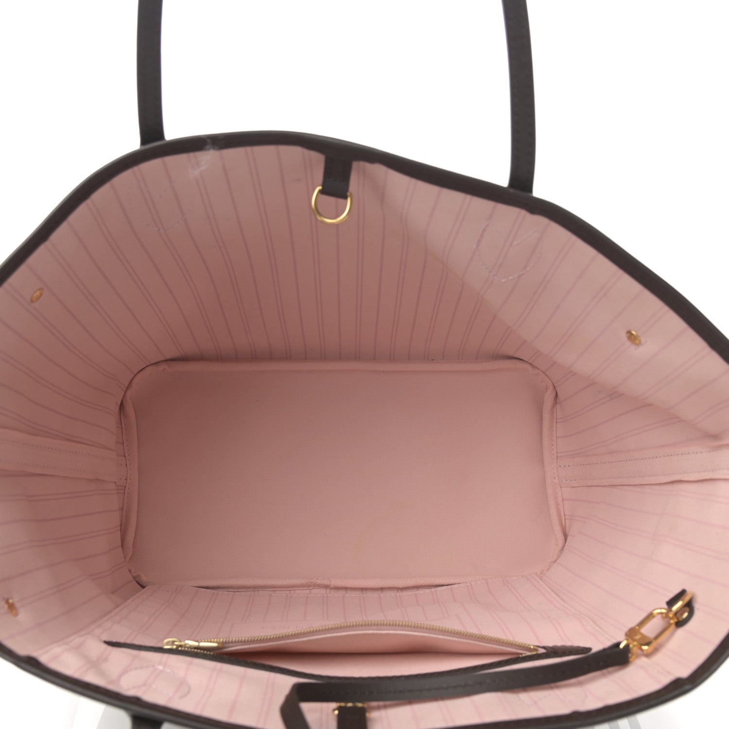 Louis Vuitton Damier Ebene Neo Neverfull MM Rose Ballerine 6 of 10