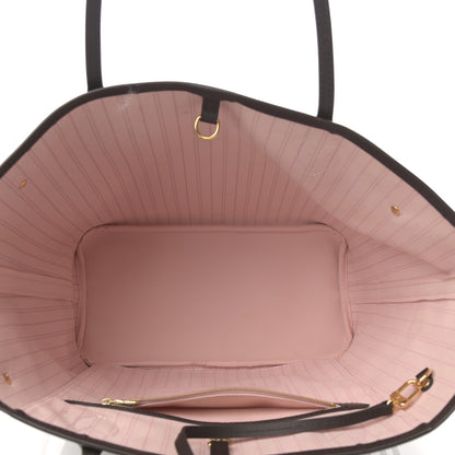 Louis Vuitton Damier Ebene Neo Neverfull MM Rose Ballerine 6 of 10