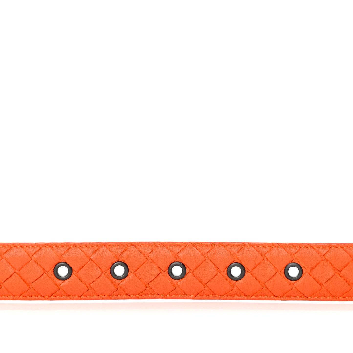 Nappa Intrecciato Belt 90 36 Orange