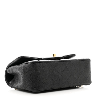 Chanel Caviar Quilted Mini Top Handle Rectangular Flap Black 4 of 10