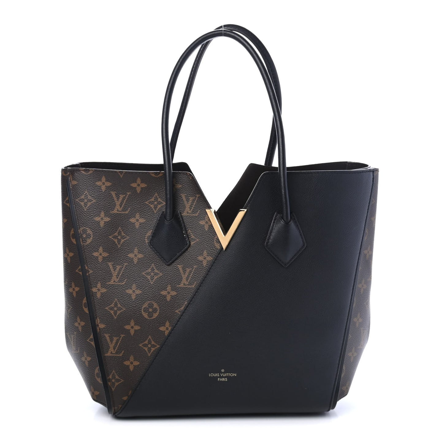 Calfskin Monogram Kimono Tote Black