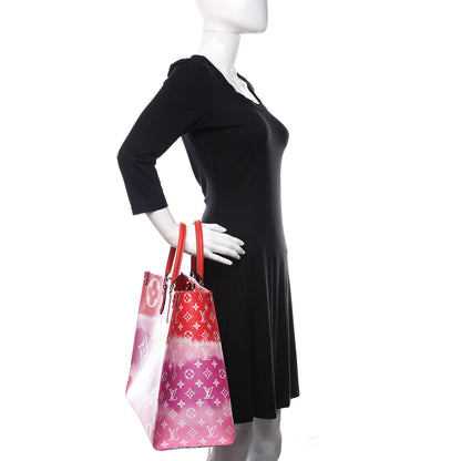 Louis Vuitton Monogram Escale Onthego GM Rouge 3 of 11