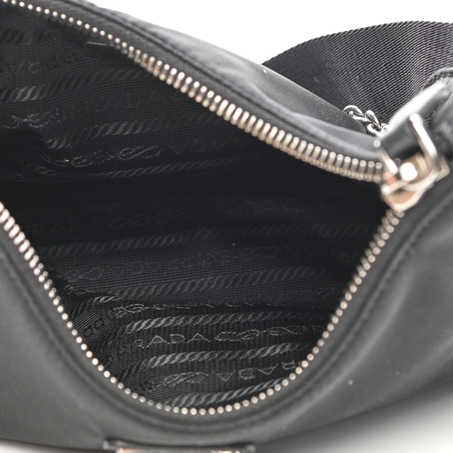 Prada Nylon Re-Edition 2005 Shoulder Bag Black 5 of 14
