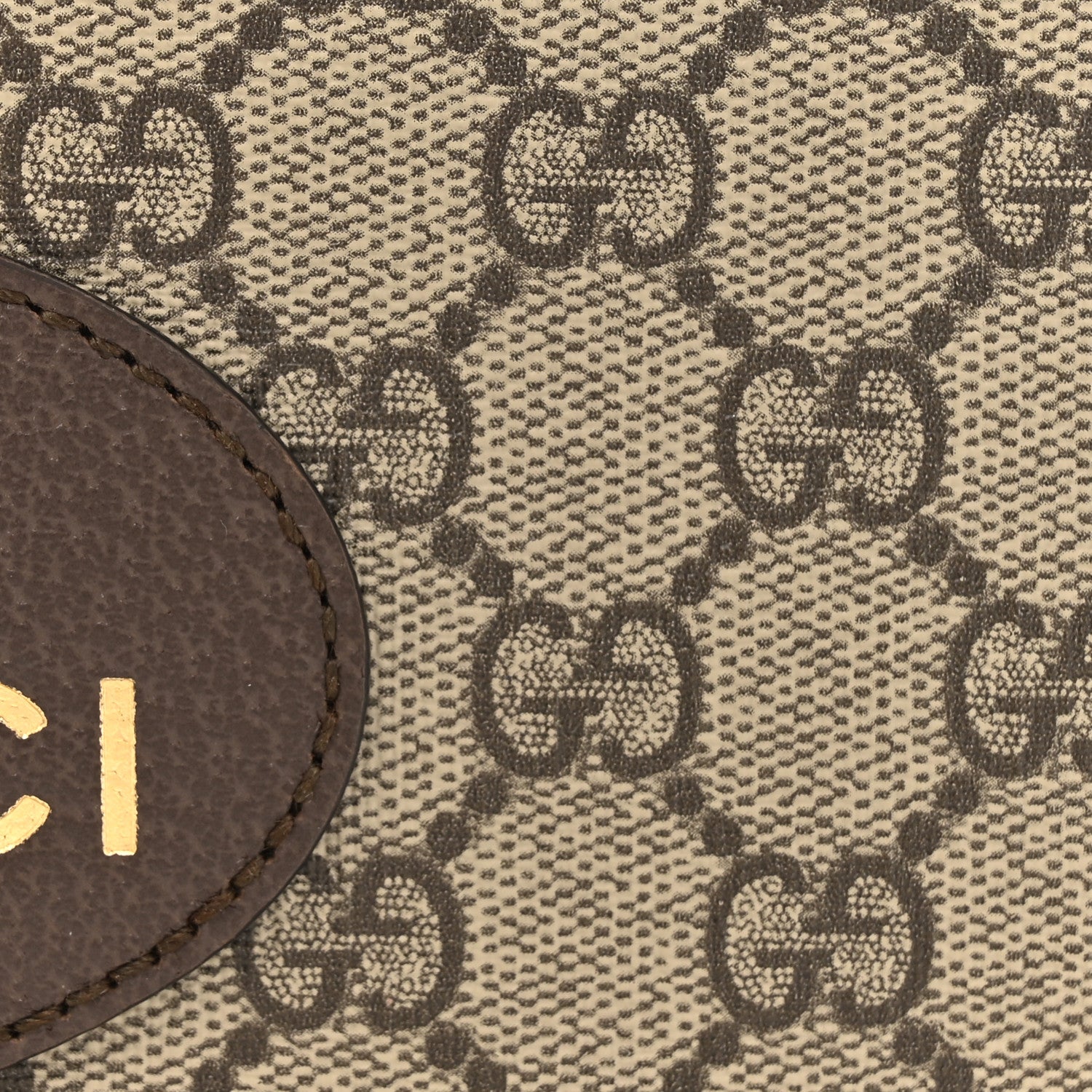 Gucci GG Supreme Monogram Web Neo Vintage Shoulder Bag Beige New Acero Crop 8 of 14