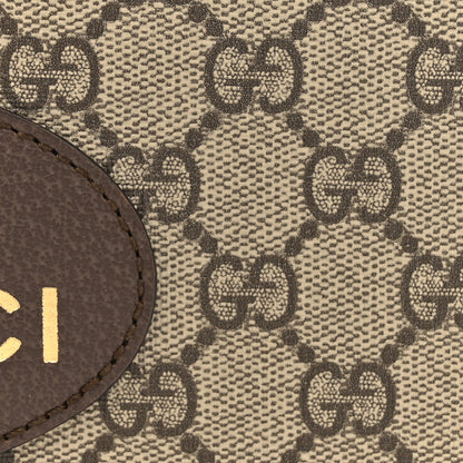 Gucci GG Supreme Monogram Web Neo Vintage Shoulder Bag Beige New Acero Crop 8 of 14