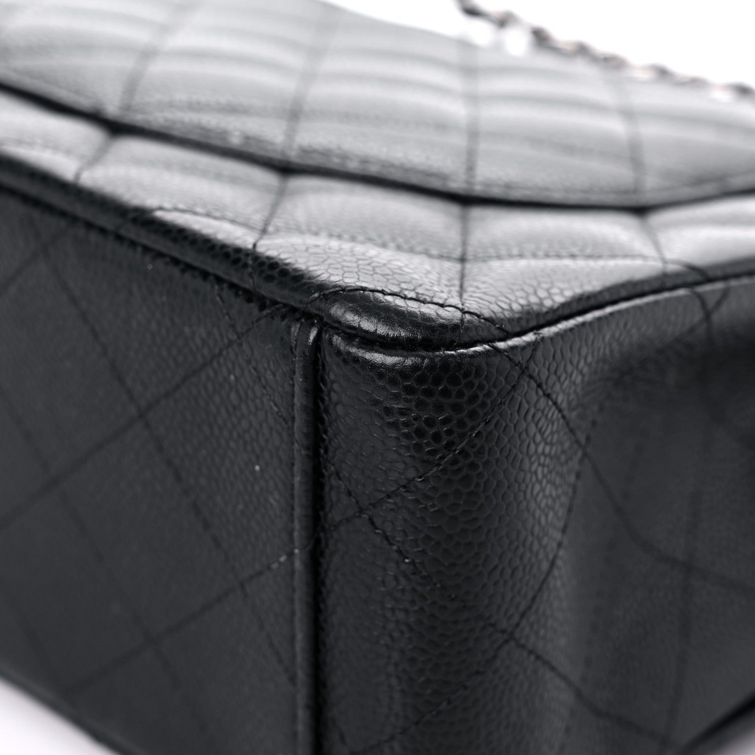 Chanel Caviar Quilted Maxi Double Flap Black 12 of 20