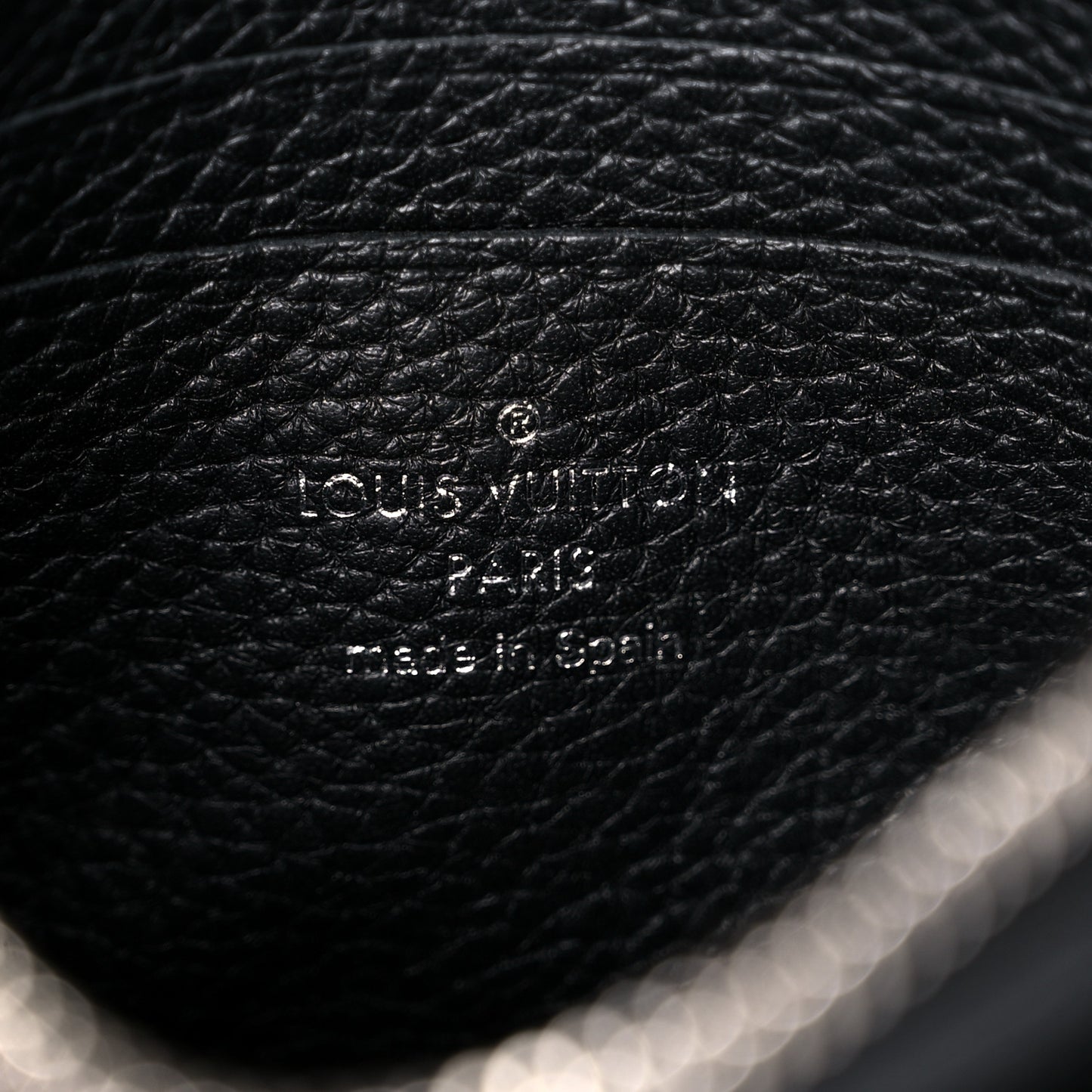 Soft Calfskin Mini My Lockme Chain Pochette Black