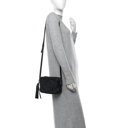 Gucci Pebbled Calfskin Small Soho Disco Bag Black 2 of 11