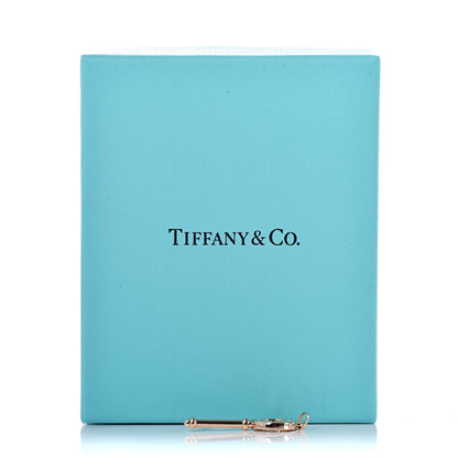 Tiffany 18K Rose Gold Ruby Atlas Pierced Key Pendant 4 of 4