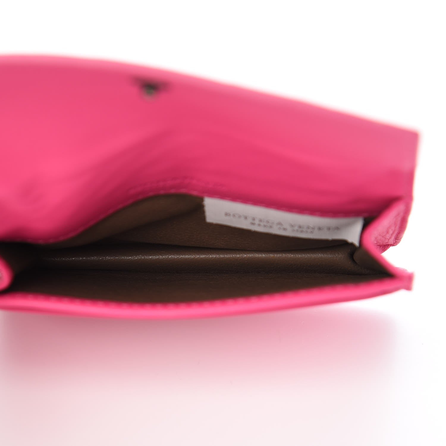 Bottega Veneta Nappa Intrecciato Card Holder Rosa Shock 5 of 7