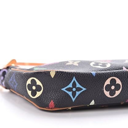 Louis Vuitton Monogram Multicolor Pochette Accessories Black 11 of 12