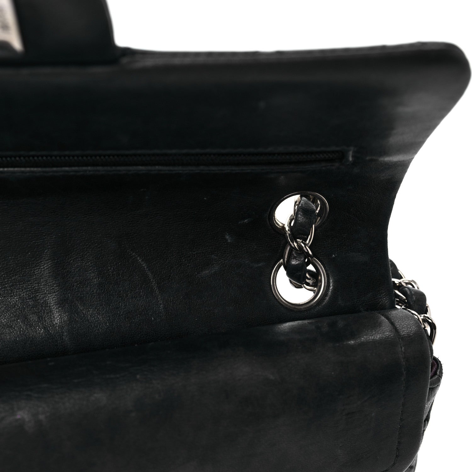 Chanel Lambskin Quilted Small Double Flap Black 13 of 16