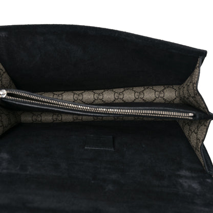Gucci GG Supreme Monogram Crystal Small Dionysus Shoulder Bag Black 5 of 18