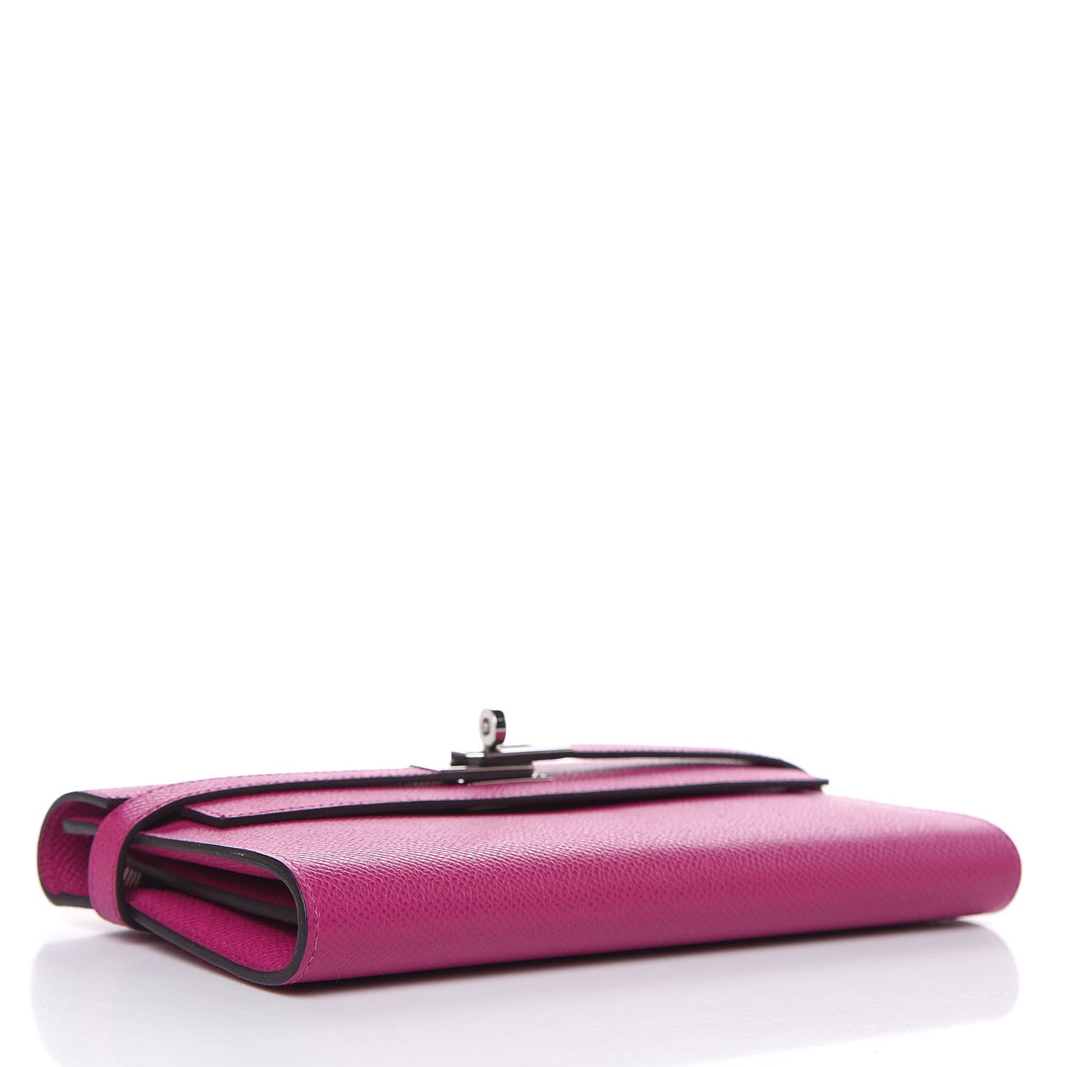 Hermes Epsom Kelly Longue Wallet Rose Pourpre 4 of 11