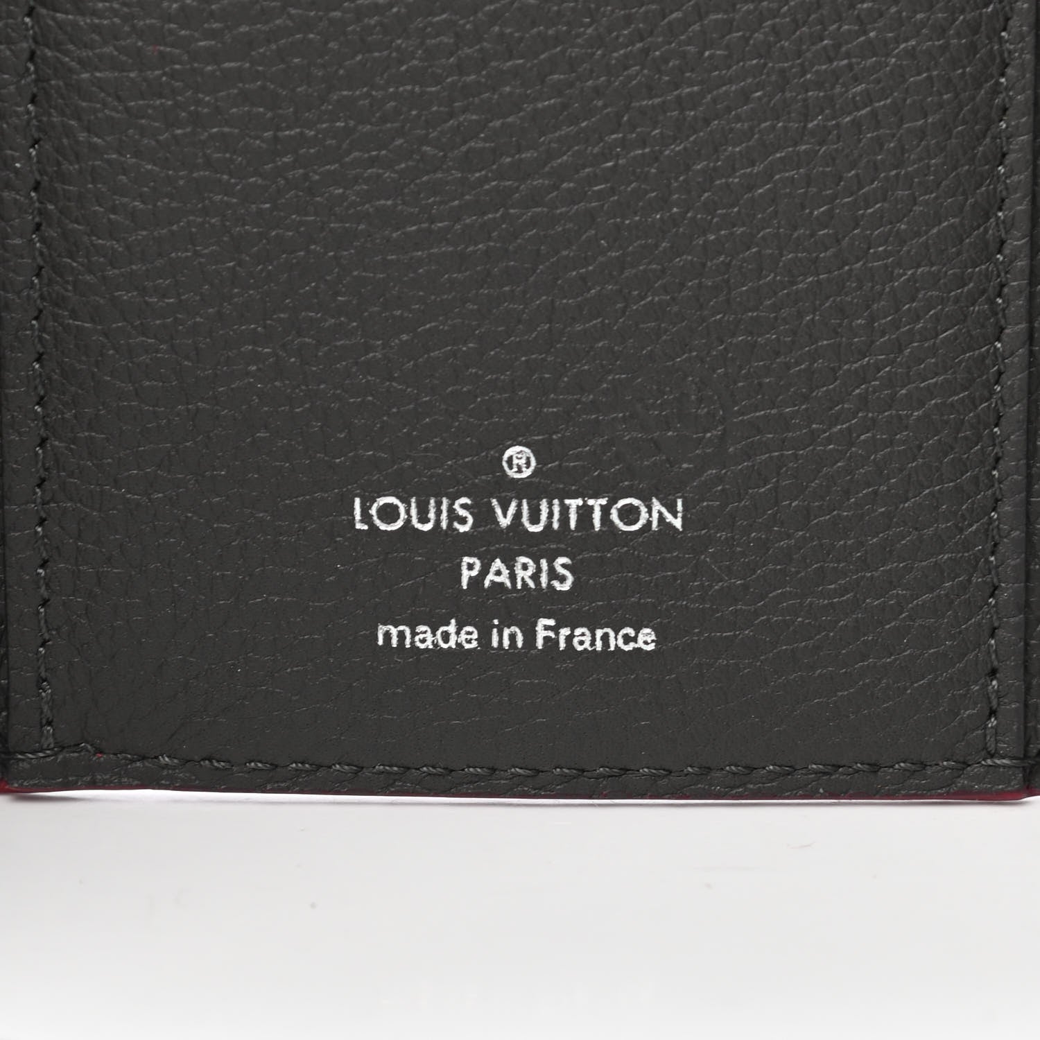 Louis Vuitton Soft Calfskin My Lockme Compact Wallet Lie De Vin Etain Creme 6 of 9