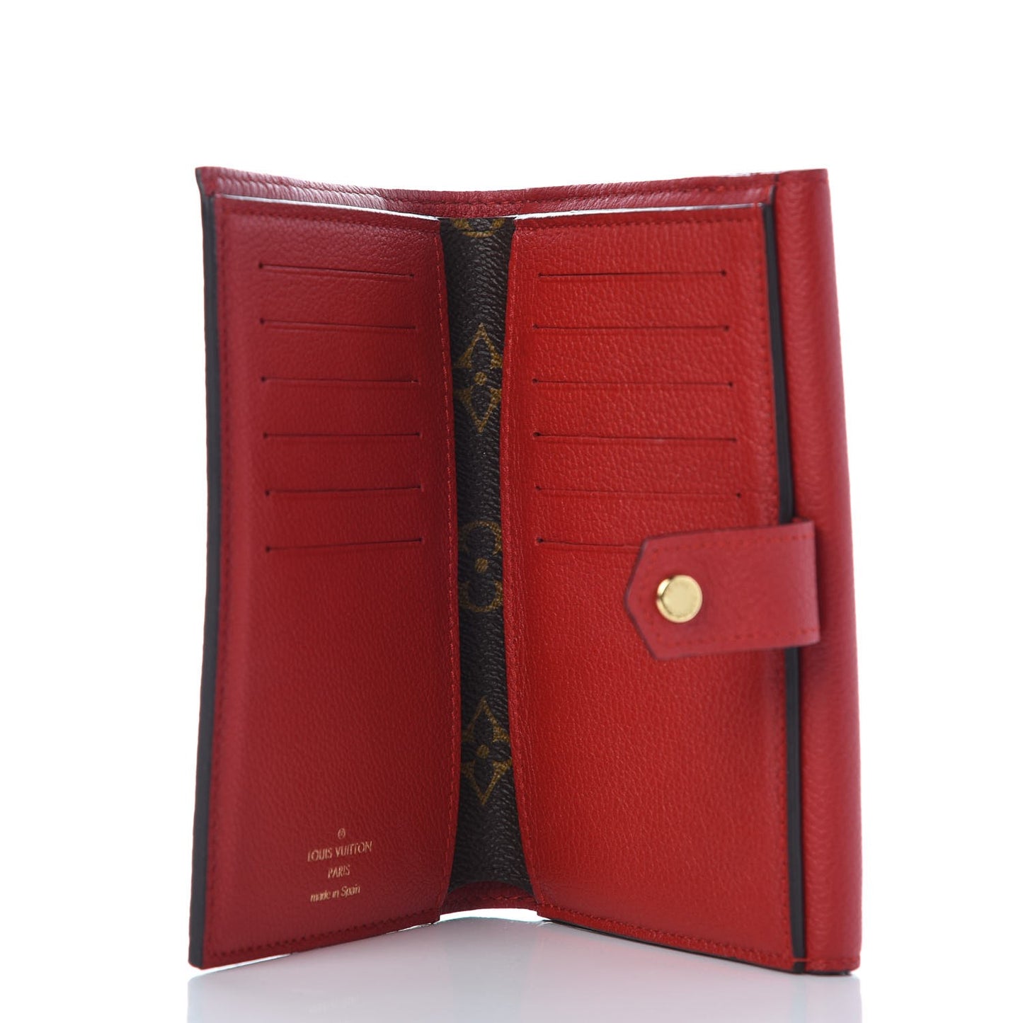 Monogram Pallas Compact Wallet Cherry