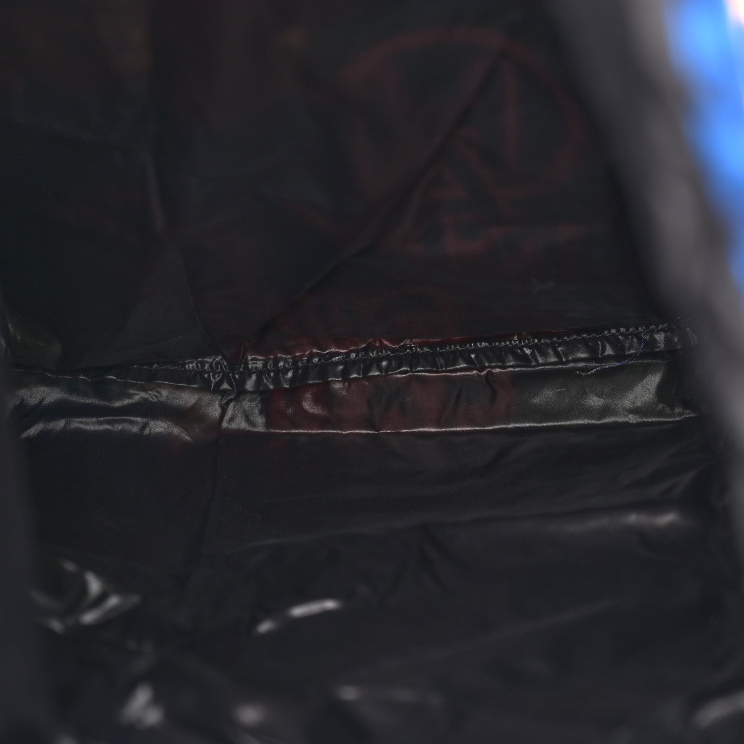 Chanel Caviar Fabric Graffiti Foldable Tote Bag With Chain Black Multicolor 8 of 19