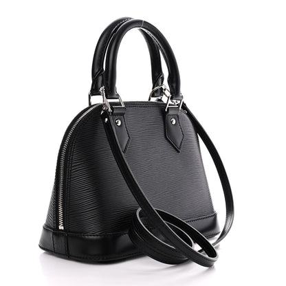 Louis Vuitton Epi Alma BB Black 3 of 9