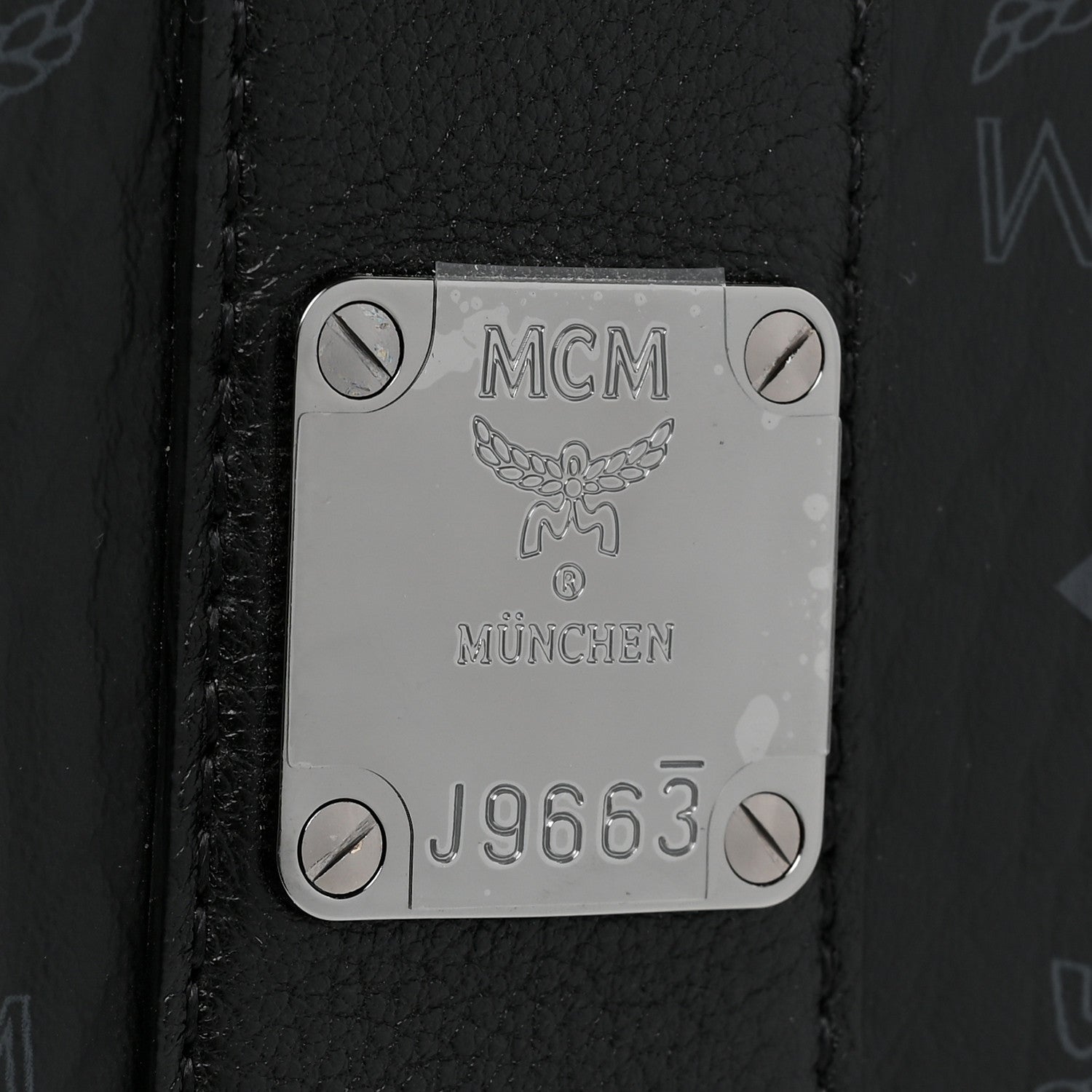 MCM Visetos Medium Liz Reversible Shopper Tote Black 12 of 16
