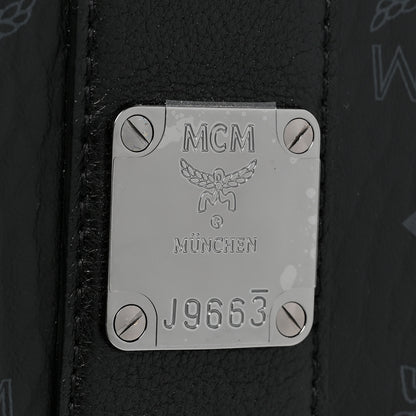 MCM Visetos Medium Liz Reversible Shopper Tote Black 12 of 16