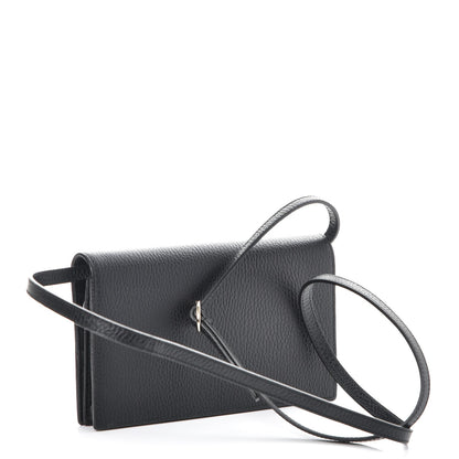 Gucci Dollar Calfskin Mini Swing Wallet Bag Black 3 of 8